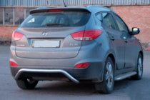 Hyundai IX-35 2010–2015 Bageste beskyttelsesbøjle AK007 (rustfrit stål) foto 2