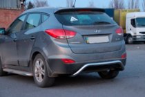 Hyundai IX-35 2010–2015 Bageste beskyttelsesbøjle AK007 (rustfrit stål) foto 3