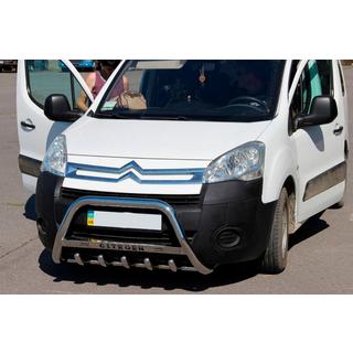 Bullbar WT004 (rustfrit stål) Citroen Berlingo 2008–2018 foto 3