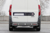 Fiat Doblo II 2010–2022 Bageste rørbøjle AK002/1 – dobbelt (rustfri stål) foto 1