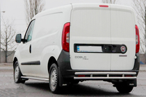 Fiat Doblo II 2010–2022 Bageste rørbøjle AK002/1 – dobbelt (rustfri stål) foto 2