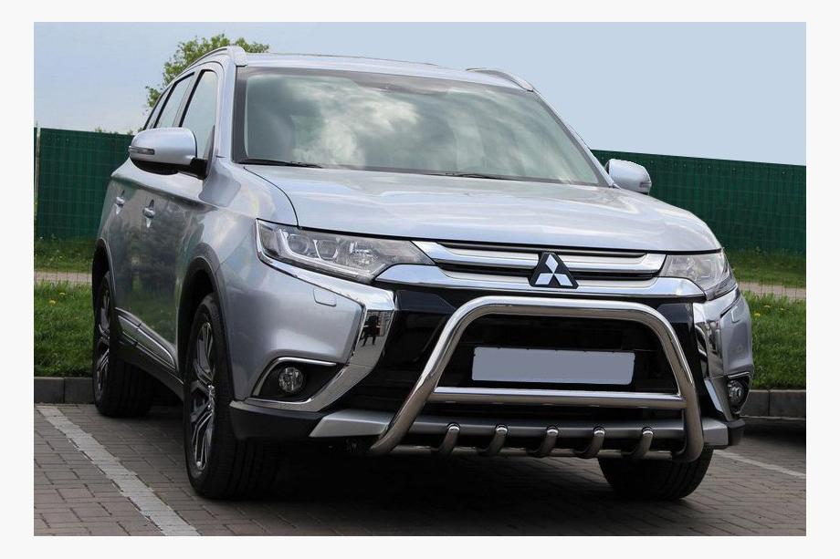 Mitsubishi Outlander 2012–2021 Bullbar WT003 (rustfrit stål) Image