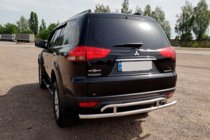 Mitsubishi Pajero Sport 2008–2015 Bageste beskyttelsesbøjle AK002-2 (2 stk., rustfrit stål) foto 1