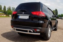 Mitsubishi Pajero Sport 2008–2015 Bageste beskyttelsesbøjle AK002-2 (2 stk., rustfrit stål) foto 3