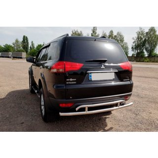 Bageste beskyttelsesbøjle AK002-2 (2 stk., rustfrit stål) Mitsubishi Pajero Sport 2008–2015 foto 1