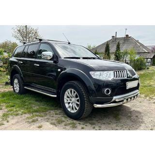 Frontbøjle ST015 (rustfrit stål) Mitsubishi Pajero Sport 2008–2015 foto 1