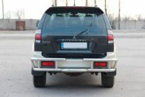 Mitsubishi Pajero Sport 1996–2007 Bageste beskyttelsesbøjle AK-Special (rustfrit stål) foto 2