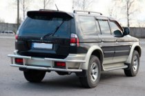 Mitsubishi Pajero Sport 1996–2007 Bageste beskyttelsesbøjle AK-Special (rustfrit stål) foto 3