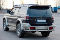Mitsubishi Pajero Sport 1996–2007 Bageste beskyttelsesbøjle AK-Special (rustfrit stål) foto 4
