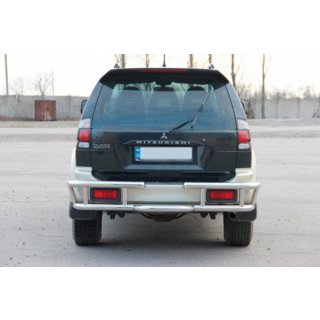 Bageste beskyttelsesbøjle AK-Special (rustfrit stål) Mitsubishi Pajero Sport 1996–2007 foto 2