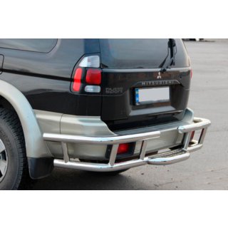 Bageste beskyttelsesbøjle AK-Special (rustfrit stål) Mitsubishi Pajero Sport 1996–2007 foto 1