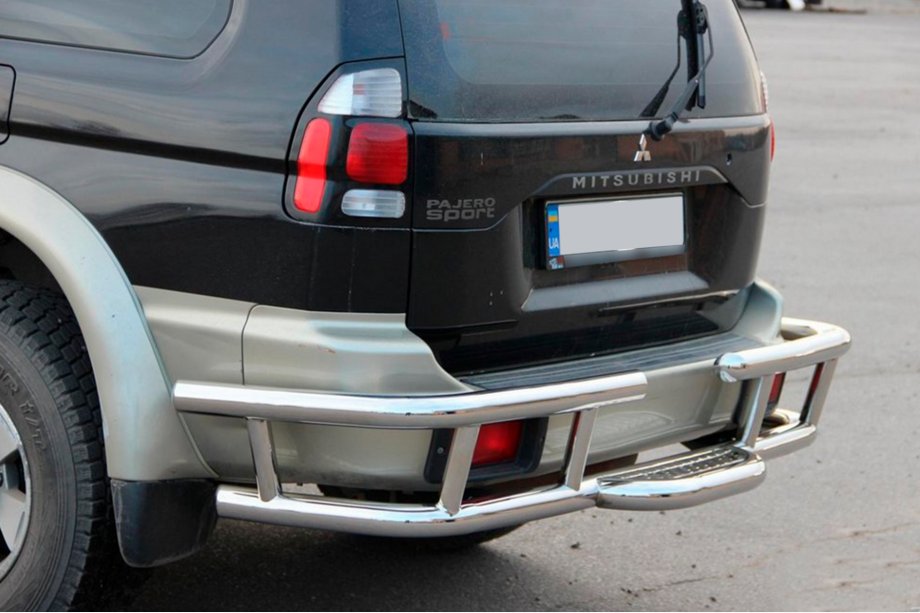 Mitsubishi Pajero Sport 1996–2007 Bageste beskyttelsesbøjle AK-Special (rustfrit stål) Image