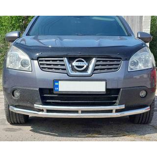 Forreste dobbelt kaenguruboejle ST014 (rustfrit staal) Nissan Qashqai 2010–2014 foto 1