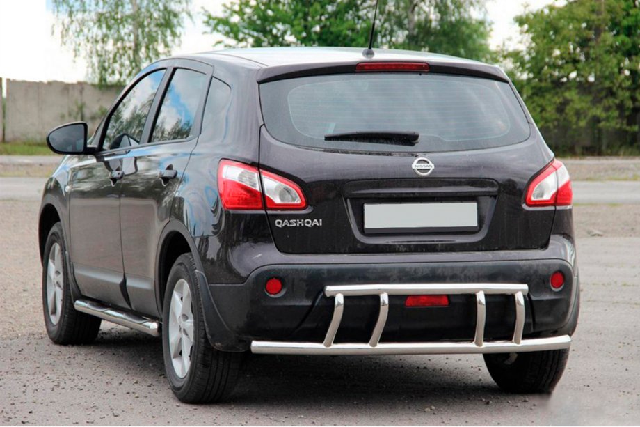 Nissan Qashqai 2010–2014 Bagbøjle AK011 (rustfrit stål) Image