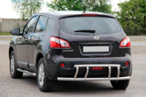 Nissan Qashqai 2007–2010 Bagbøjle AK011 (rustfrit stål) foto 1