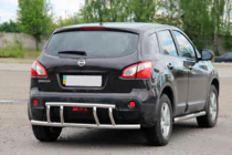 Nissan Qashqai 2007–2010 Bagbøjle AK011 (rustfrit stål) foto 2