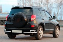 Toyota Rav 4 2006–2013 Bagerste hjørner AK003-double (2 stk., rustfrit stål) foto 1
