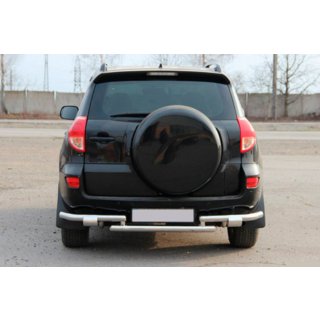 Bageste beskyttelsesbøjle AK005-2 (2 stk., rustfrit stål) Toyota Rav 4 2006–2013 foto 2