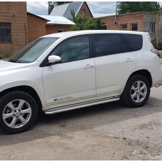 Premium sidetrin (2 stk., rustfrit stål) Toyota Rav 4 2006–2013 foto 1