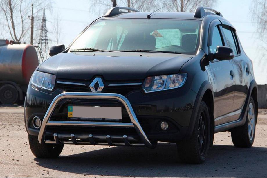 Renault Sandero 2013–2022 Frontbøjle WT003 (rustfri stål) Image