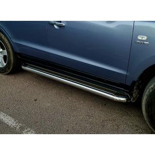 Premium sidetrin (sæt 2 stk., rustfrit stål) Hyundai Santa Fe 2 2006–2012 foto 1