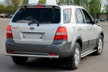 Kia Sorento I BL 2002–2009 Bagbøjle AK002 (rustfrit stål) foto 2