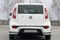 Kia Soul II 2013–2018 Bageste beskyttelsesbøjle AK007-2 (rustfrit stål) foto 1