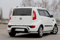 Kia Soul II 2013–2018 Bageste beskyttelsesbøjle AK007-2 (rustfrit stål) foto 4