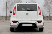 Kia Soul II 2013–2018 Bageste beskyttelsesbøjle AK007-2 (rustfrit stål) foto 3