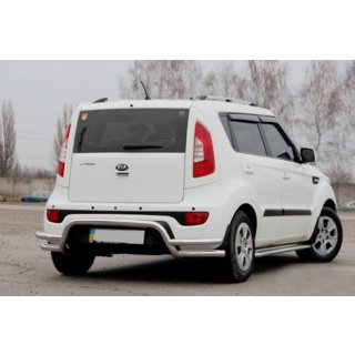Bageste beskyttelsesbøjle AK007-2 (rustfrit stål) Kia Soul II 2013–2018 foto 4