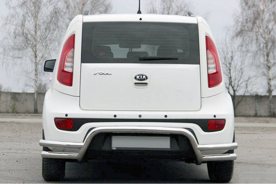 Kia Soul II 2013–2018 Bageste beskyttelsesbøjle AK007-2 (rustfrit stål) Image