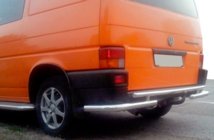 Volkswagen T4 Caravelle/Multivan 1990–2003 Bagboejle AK003-2 (rustfrit staal) foto 3