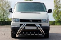 Volkswagen T4 Caravelle/Multivan 1990–2003 Bullbar Kelebek WT011 (rustfrit stål) foto 2