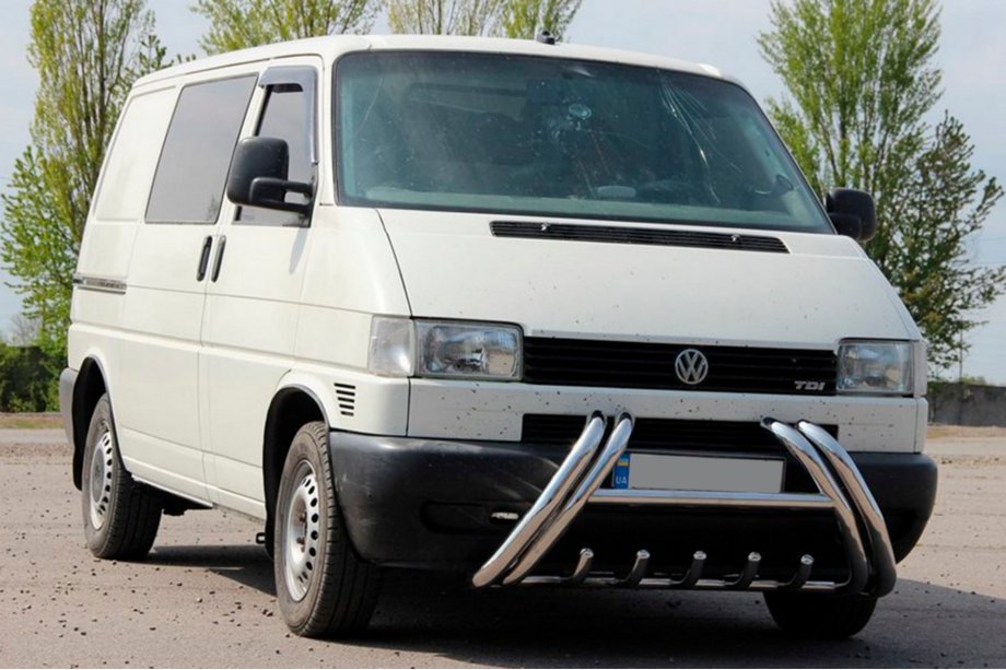 Volkswagen T4 Caravelle/Multivan 1990–2003 Bullbar Kelebek WT011 (rustfrit stål) Image