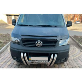 Kængurubøjle ST006-04 "Nostrils" (rustfrit stål) Volkswagen T5 Transporter 2003–2010 foto 2