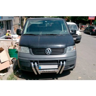 Kængurubøjle ST006-04 "Nostrils" (rustfrit stål) Volkswagen T5 Transporter 2003–2010 foto 3
