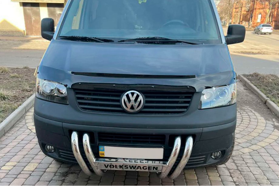 Volkswagen T5 Transporter 2003–2010 Kængurubøjle ST006-04 "Nostrils" (rustfrit stål) Foto 2