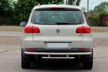 Volkswagen Tiguan 2007–2016 Bagkofangerbeskyttelse AK002-2 (rustfrit stål) foto 3