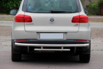 Volkswagen Tiguan 2007–2016 Bagkofangerbeskyttelse AK002-2 (rustfrit stål) foto 1
