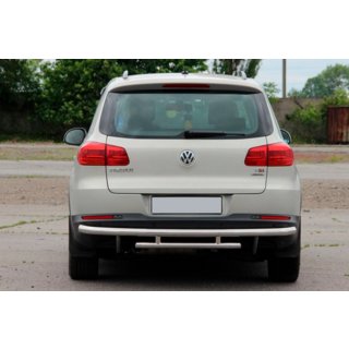 Bagkofangerbeskyttelse AK002-2 (rustfrit stål) Volkswagen Tiguan 2007–2016 foto 3