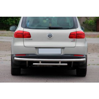 Bagkofangerbeskyttelse AK002-2 (rustfrit stål) Volkswagen Tiguan 2007–2016 foto 1