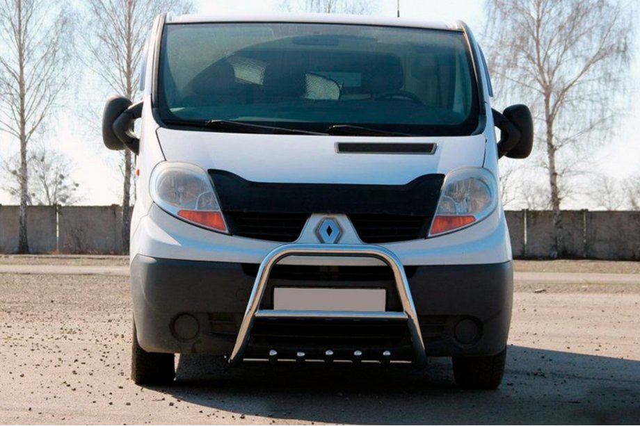 Renault Trafic 2001–2015 Bullbar QT-Spec (rustfrit stål) Image