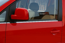 Volkswagen Caddy 2010–2015 Nederste vinduesliste (rustfrit stål) Forreste, Carmos - tyrkisk stål foto 2