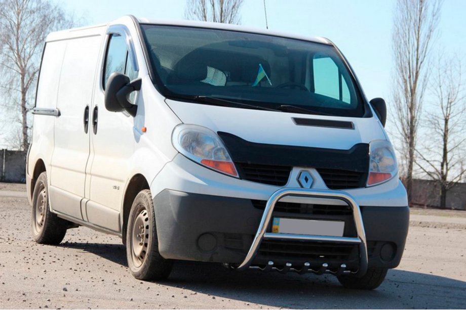 Nissan Primastar 2002–2014 Bullbar QT-Spec (rustfrit stål) Foto 2