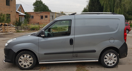 Fiat Doblo II 2010–2022 Siderør (2 stk., rustfrit stål) 60 mm, Maxi-base foto 3