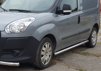 Fiat Doblo II 2010–2022 Siderør (2 stk., rustfrit stål) 60 mm, Maxi-base foto 1