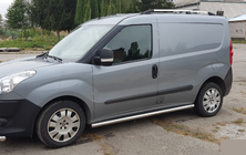 Fiat Doblo II 2010–2022 Siderør (2 stk., rustfrit stål) 60 mm, Maxi-base foto 2