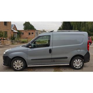 Siderør (2 stk., rustfrit stål) Fiat Doblo II 2010–2022 foto 3