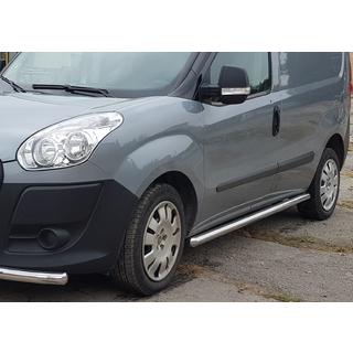 Siderør (2 stk., rustfrit stål) Fiat Doblo II 2010–2022 foto 1