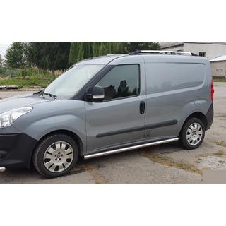 Siderør (2 stk., rustfrit stål) Fiat Doblo II 2010–2022 foto 2